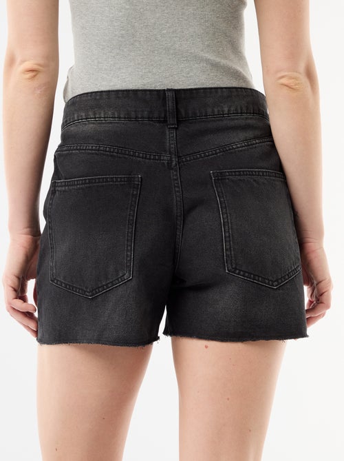 Short en jean taille haute - Kiabi