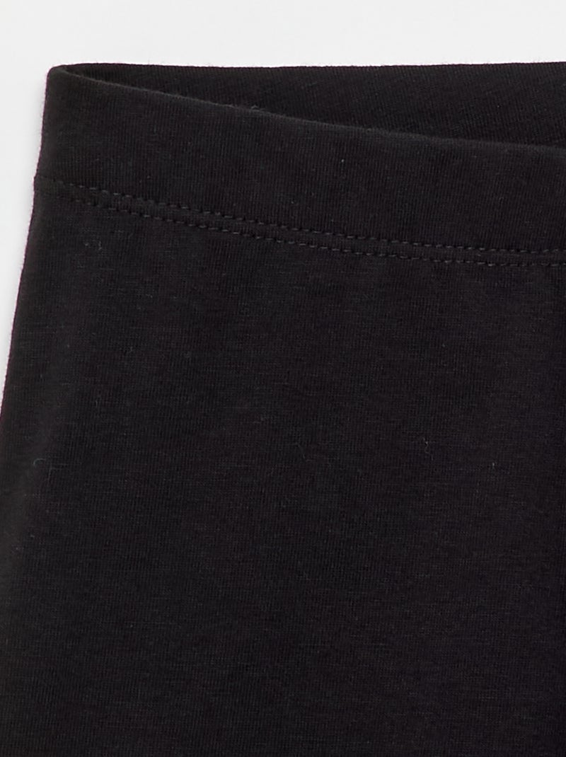 Short en jersey Noir - Kiabi