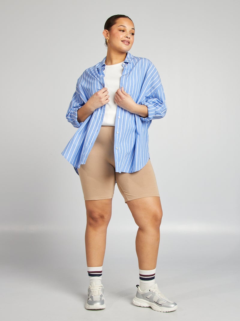 Short en jersey stretch BEIGE - Kiabi