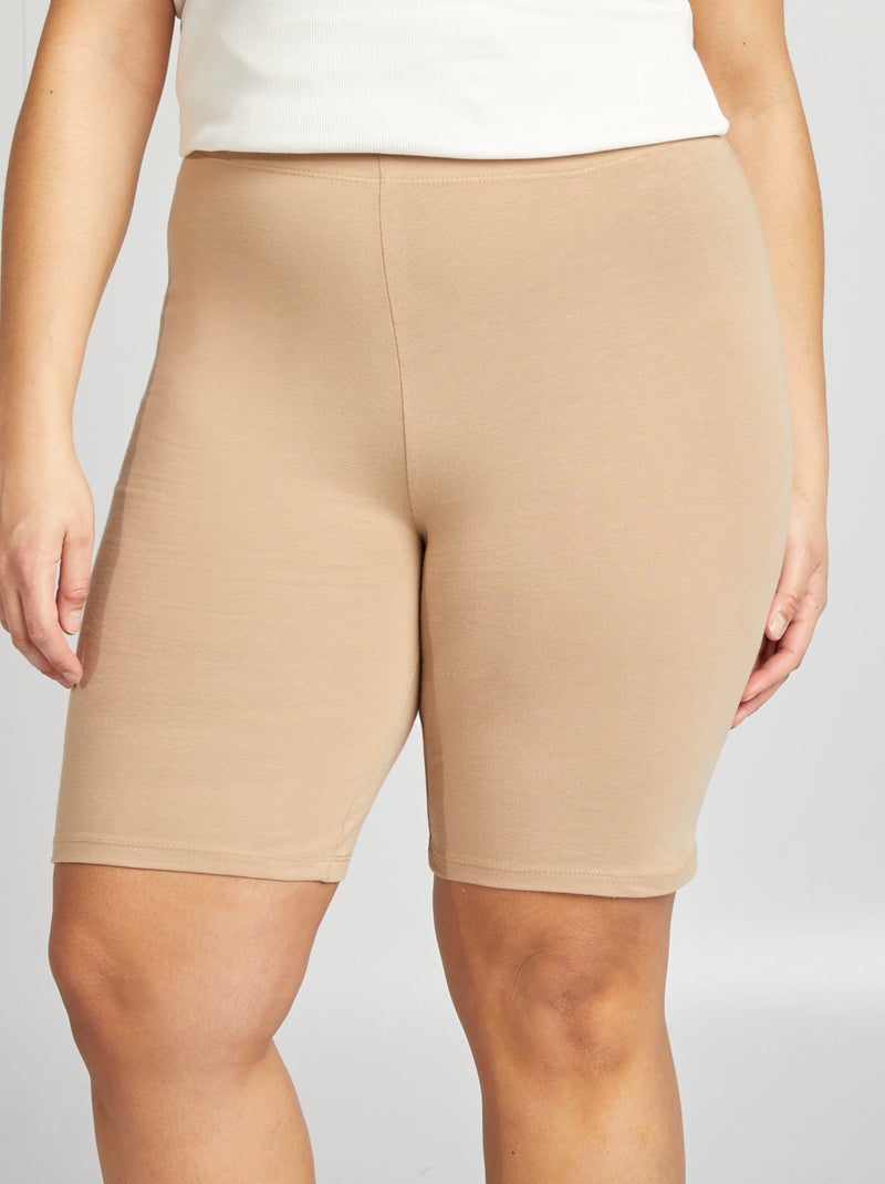 Short en jersey stretch BEIGE - Kiabi