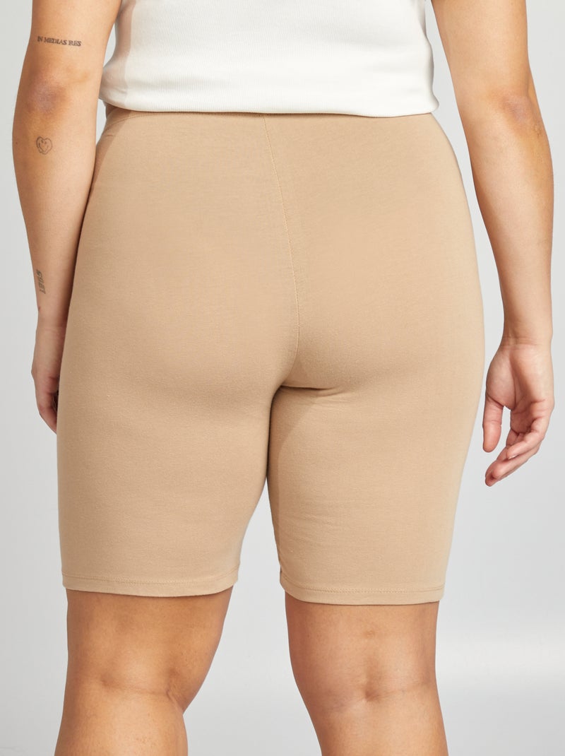 Short en jersey stretch BEIGE - Kiabi