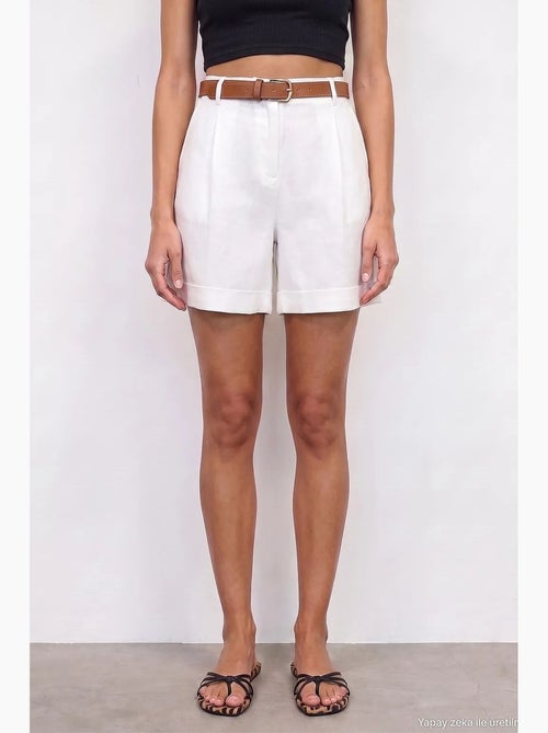 Short en lin dilvin - Kiabi Short en lin dilvin - Kiabi