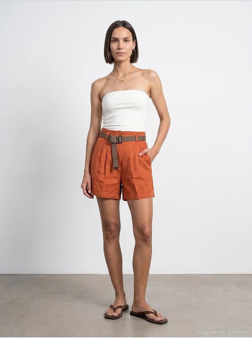 Short en lin dilvin - Kiabi Short en lin dilvin - Kiabi