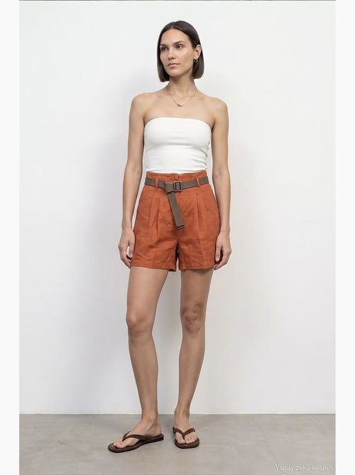 Short en lin dilvin - Kiabi Short en lin dilvin - Kiabi