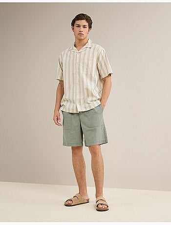 Short en lin mélangé, MO Fashion