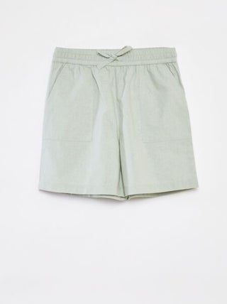 Short en lin mélangé