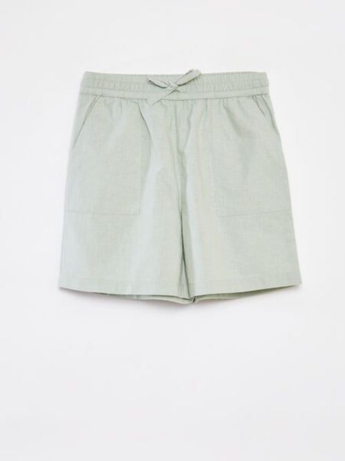 Short en lin mélangé - Kiabi