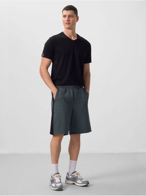Short en maille ample en coton mélangé tommy - Kiabi