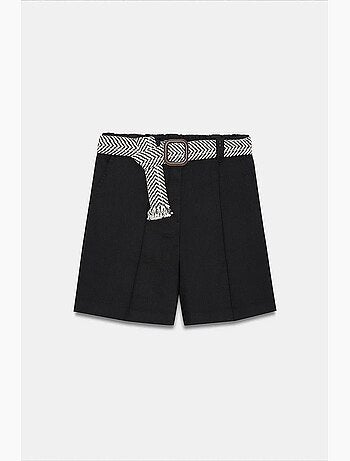 Short en mélange de lin dilvin