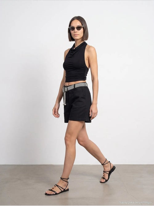 Short en mélange de lin dilvin - Kiabi Short en mélange de lin dilvin - Kiabi