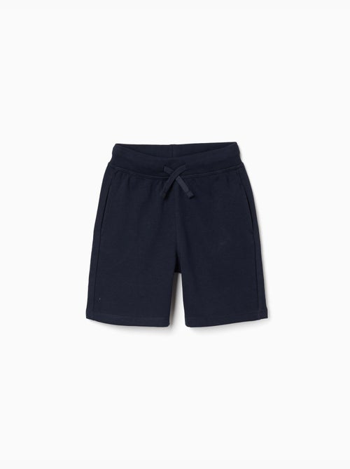 Short en molleton avec cordon de serrage et poches latérales - Kiabi