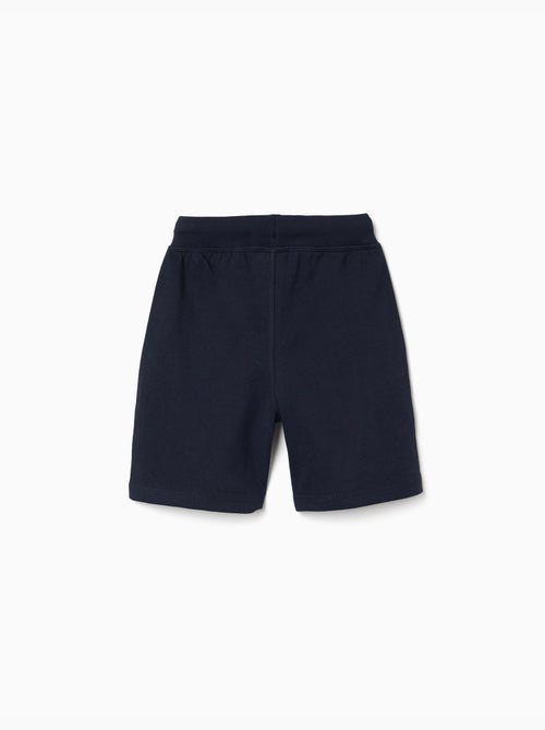 Short en molleton avec cordon de serrage et poches latérales - Kiabi