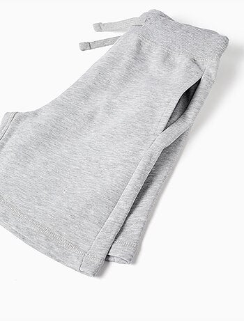Short en molleton avec cordon de serrage et poches latérales