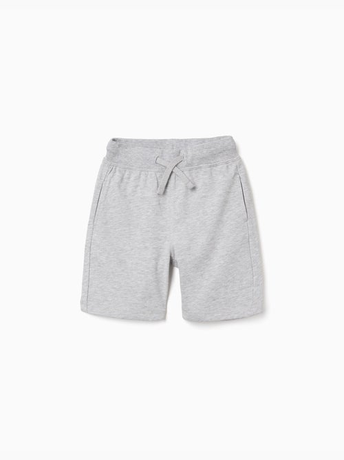 Short en molleton avec cordon de serrage et poches latérales - Kiabi