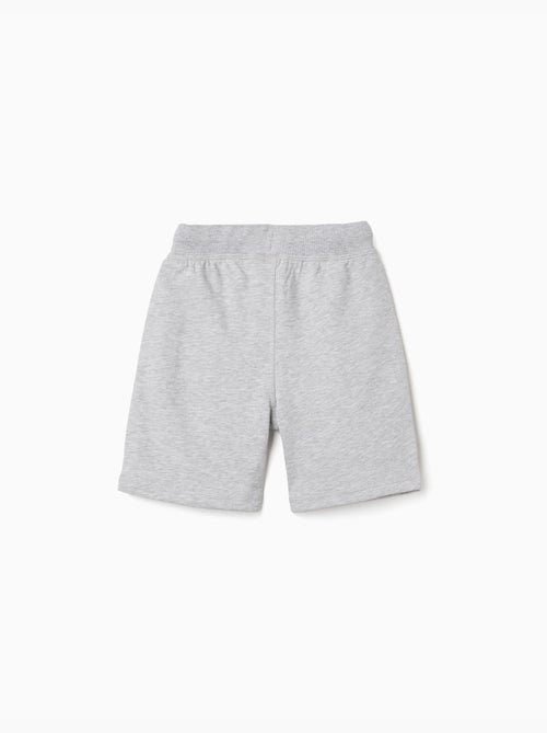 Short en molleton avec cordon de serrage et poches latérales - Kiabi