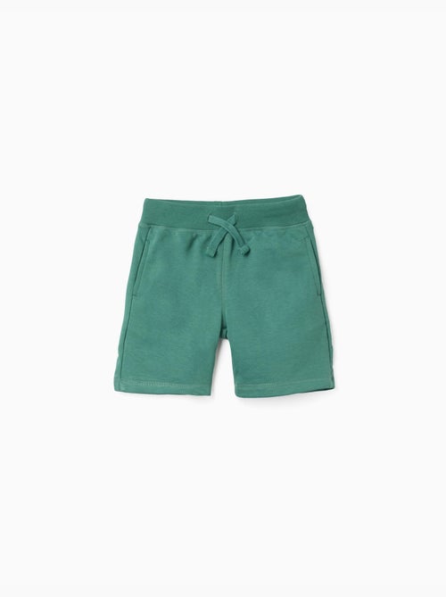 Short en molleton avec cordon de serrage et poches latérales - Kiabi