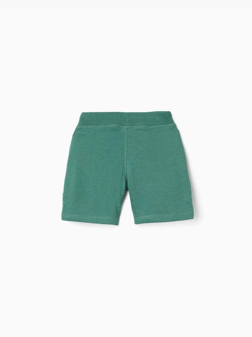 Short en molleton avec cordon de serrage et poches latérales - Kiabi