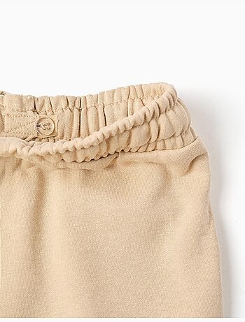 Short en molleton avec poches cargo et cordon de serrage