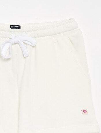 Short en molleton avec poches