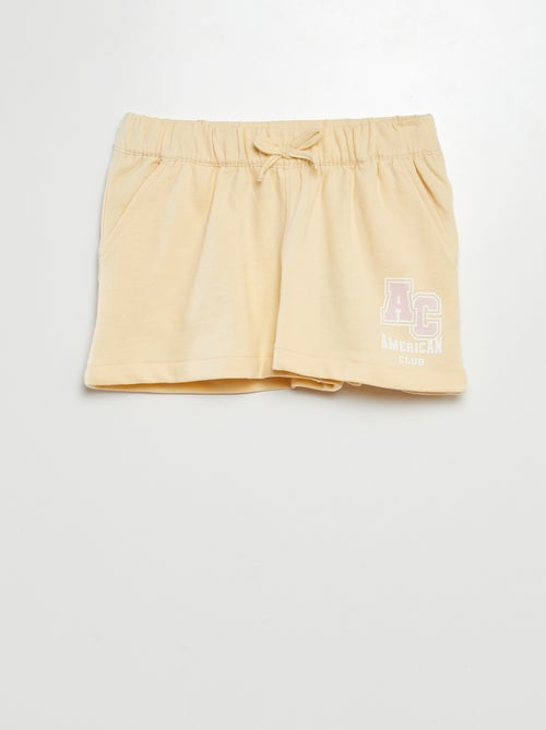 Short en molleton fin - Kiabi