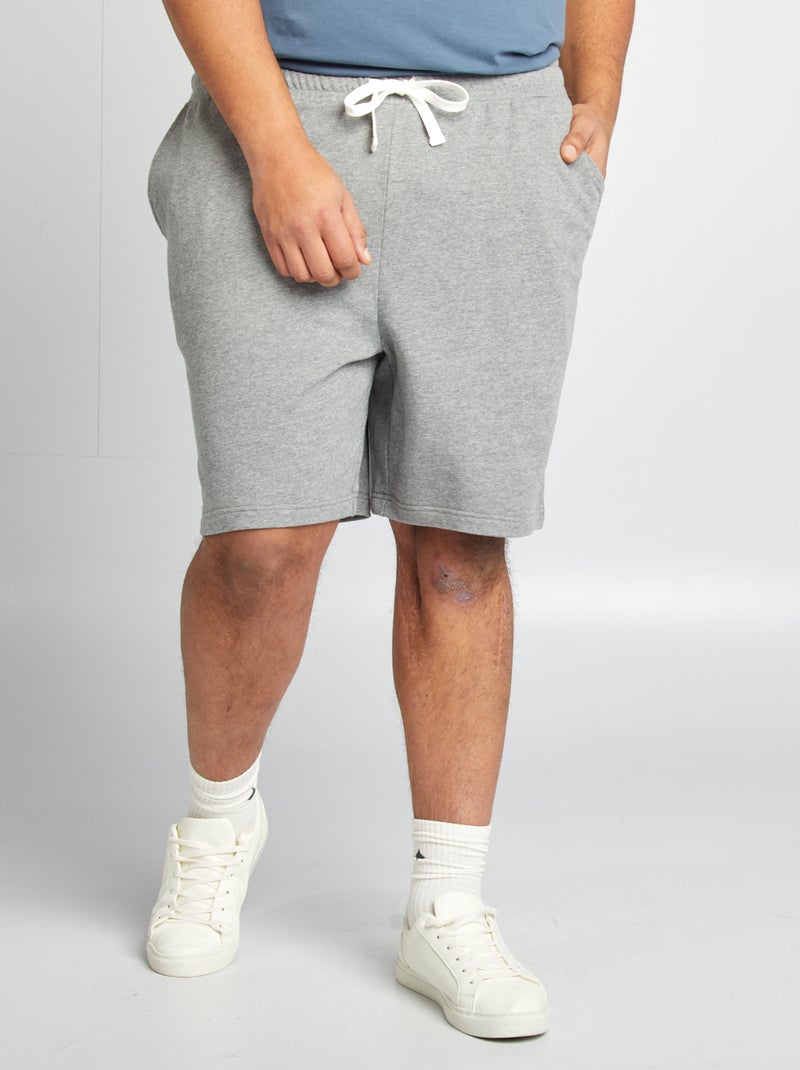 Short en molleton Gris - Kiabi