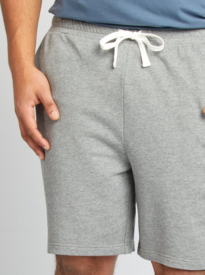 Short en molleton Gris - Kiabi