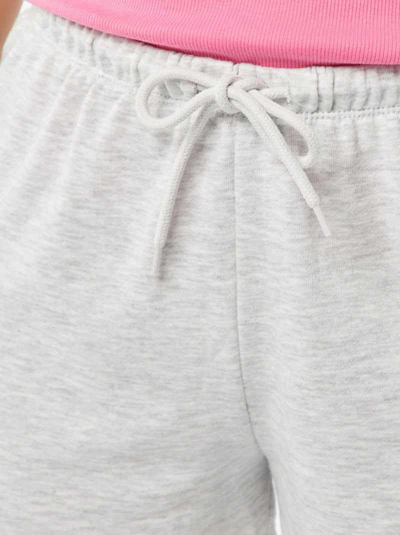Short en molleton GRIS - Kiabi
