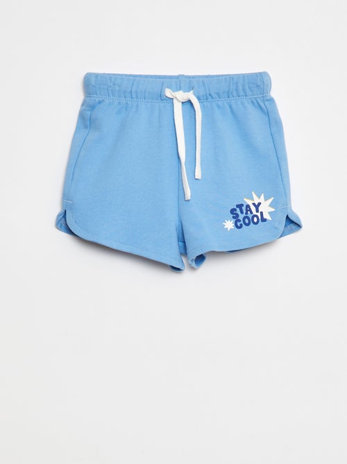 Short en molleton léger à motif - Edition Grafik - Kiabi