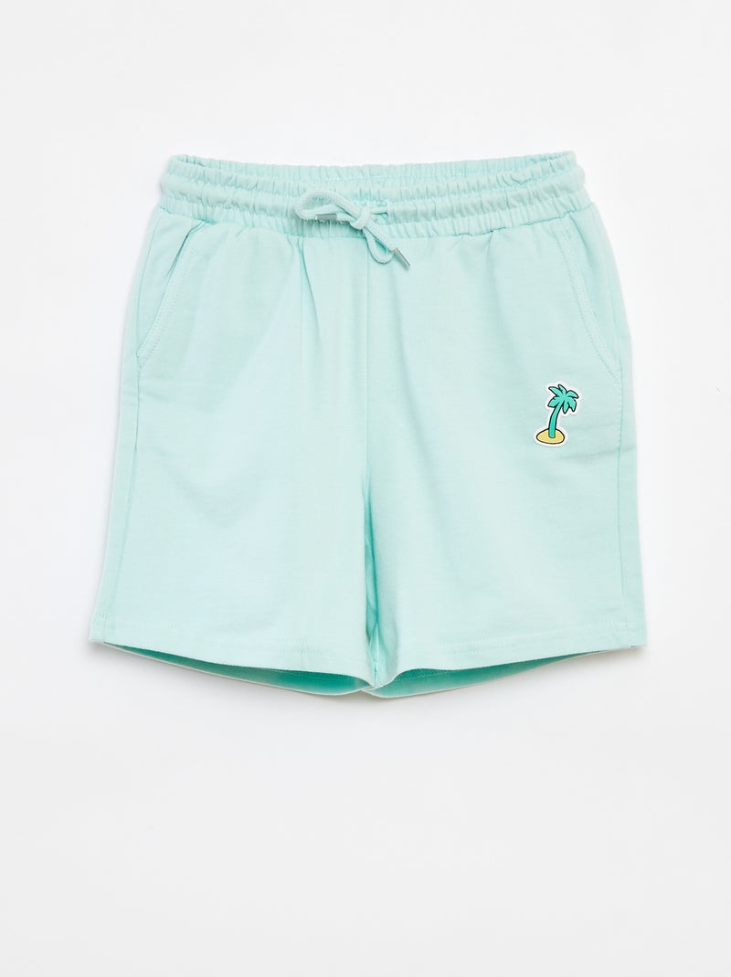 Short en molleton léger Bleu - Kiabi