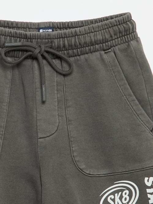 Short en molleton léger imprimé - Kiabi