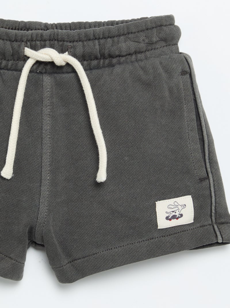 Short en molleton non gratté Blanc - Kiabi