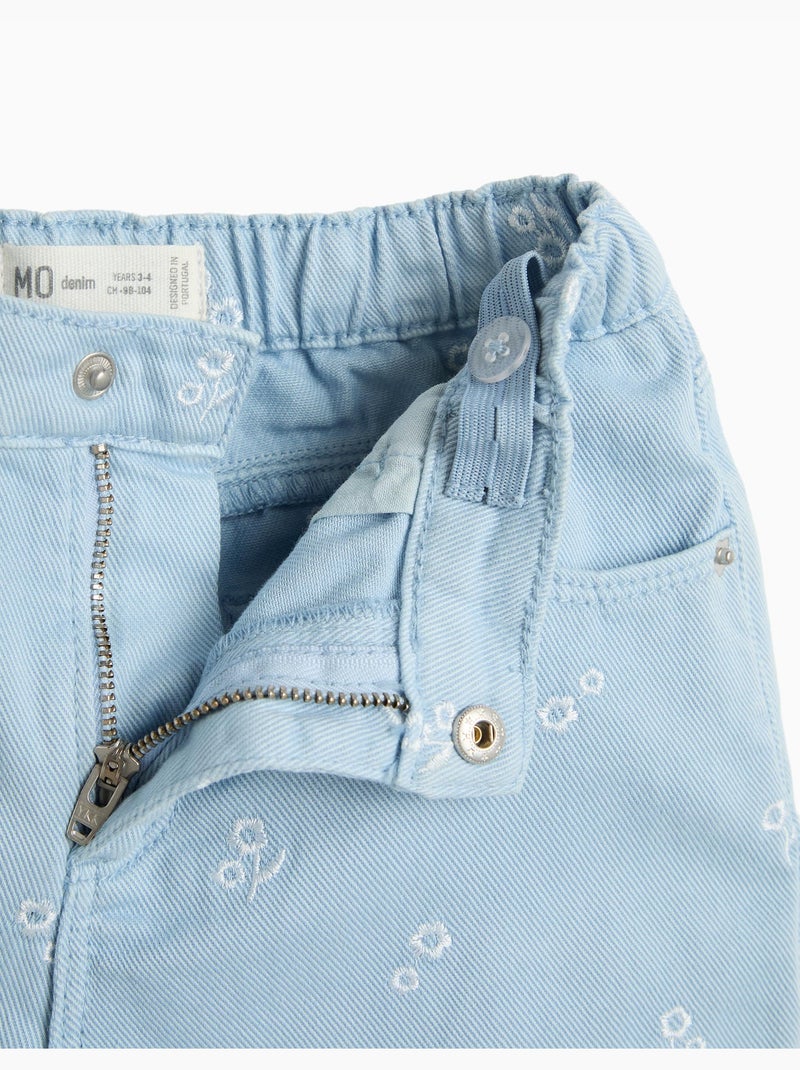Short en sergé, MO Fashion Bleu - Kiabi