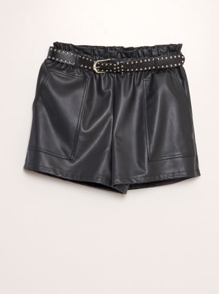 Short en simili + ceinture 'JDY'