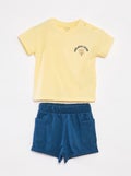 Short en T-shirt - 2-delig GEEL - Kiabi