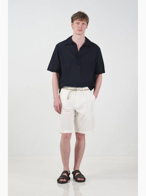 Short en tissu taille mi-haute, coupe décontractée giesto - Kiabi