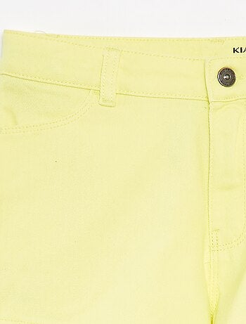 Short en twill avec taille ajustable