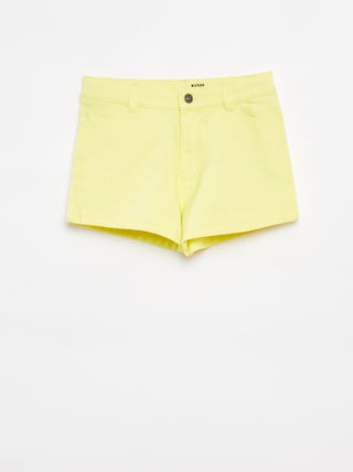 Short en twill avec taille ajustable