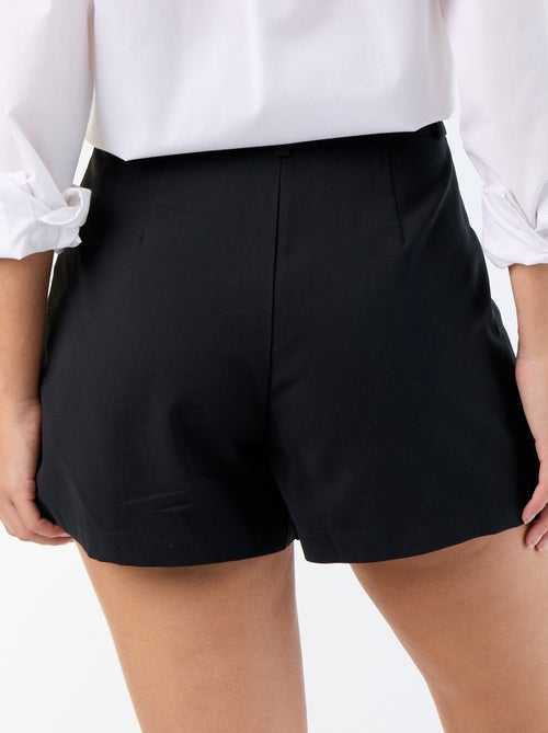 Short en twill uni à 2 poches - Kiabi