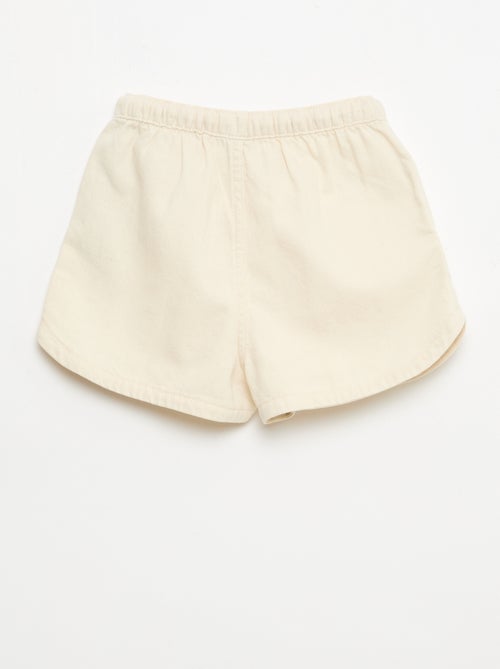 Short en twill uni - Kiabi