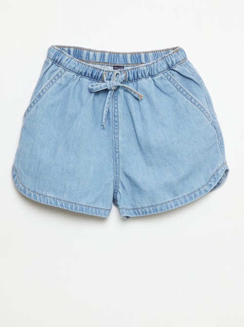 Short en twill uni - Kiabi