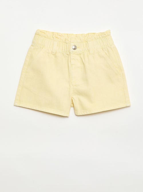 Short en twill uni - Kiabi