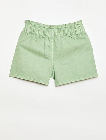 Short en twill uni