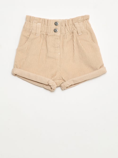 Short en velours - Kiabi