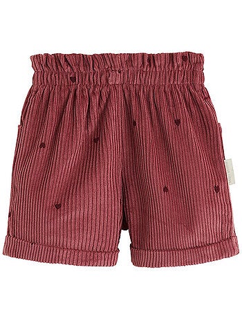 Short enfant en velours côtelé aimée