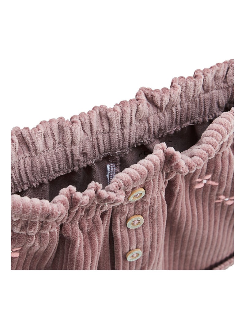 Short enfant en velours c?tel? Sora Prune - Kiabi