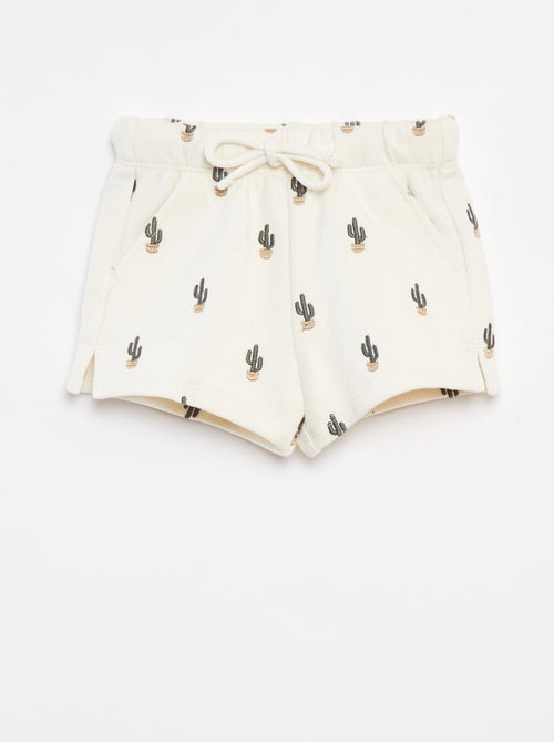 Short épais avec imprimé - Kiabi