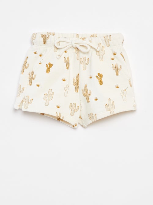 Short épais avec imprimé - Kiabi