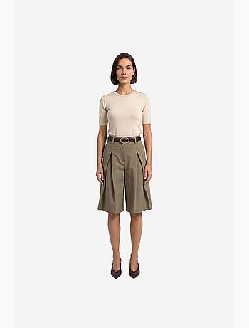 Short femme à coupe tailleur dilvin