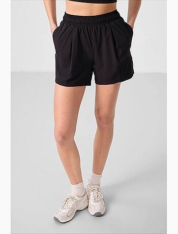 Short femme à taille haute tommy