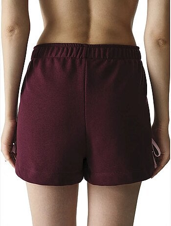 Short femme avec détail nœud et détail ruban penti